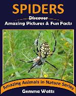 SPIDERS: Discover Amazing Pictures and Fun Facts (Amazing Animals in Nature Series Book 6) - Book Cover