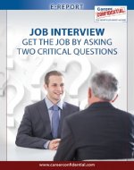 Job Interview: Get The Job By Asking Two Critical Questions (e-Report Book 6) - Book Cover
