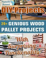 DIY Projects: 20+ Genious Wood Pallet Projects With Surprising Functionality!: (Wood Pallet, DIY projects, DIY household hacks, DIY projects for your home and everyday life, Recycle) - Book Cover