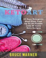 The KetoArt: 30 Days Ketogenic Meal Plan: Lose Up To 30 Pounds with 40 Tasty Keto Recipes - Book Cover
