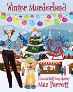 Winter Murderland: Psychic Sleuths and Talking Dogs (Pet Psychic Cozy Mysteries Book 6) - Book Cover