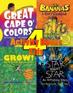 4 Activity Books for Kids: Family Fun & Learning - Book Cover
