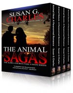 Werewolf Romance: The Animal Sagas: A Gray Wolf Pack Paranormal Romance Box Set: The Alpha and Beta Take a Mate Series - Book Cover
