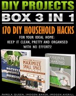 DIY Projects BOX SET 3 IN 1. 170 DIY Household Hacks For Your Ideal Home: Keep It Clean, Pretty and Organised With No Efforts!: (DIY Projects, diy household ... Speed Cleaning, small space organizing)) - Book Cover