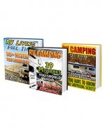 RV Camping Guide BOX SET 3 IN 1: 50 Mistakes You Should Avoid + 89 RV Living Hacks And Suprising Secrets. (How to live in a car, travel on a budget, RV ... beginners, how to live in a car, van or RV) - Book Cover