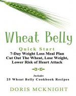 Wheat Belly: Quick Start 7-Day Weight Loss Meal Plan: Cut Out The Wheat, Lose Weight, Lower Risk of Heart Attack Includes Wheat Belly Cookbook Recipes ... Wheat Belly Recipes, Wheat Belly Cookbook) - Book Cover