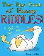 The Big Book of Funny Riddles! (Fun Illustrated Joke Book for Kids) - Book Cover