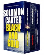 Black and Gold Vigilante Justice Action and Adventure Crime Thriller series books 1-3 - Book Cover