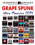 Grape Spunk - Wine Memoirs 2015 (The Whippet Digest Presents) - Book Cover