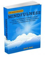 Mindfulness:  Simple Techniques You Need To Know To Live In The Moment And Relieve Stress, Anxiety And Depression for Good (Meditation, Inner Peace, Mindfulness For Beginners, Stress Free) - Book Cover