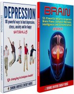 Happiness: Powerful 'Natural' Ways: Beat Depression: Improve 'Brain Power', Intelligence & Concentration. (Box Set 2-in-1, Memory, Depression Book 1) - Book Cover