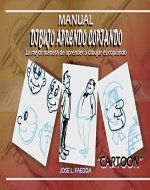 Dibujo aprendo copiando cartoon (Spanish Edition) - Book Cover