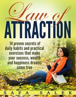 Law Of Attraction 14 Proven Secrets Of Daily Habits And Practical Exercises That Make Your Success, Wealth And Happiness Dreams Come True (Manifest, Gratitude, Attract, Mind, Love) - Book Cover