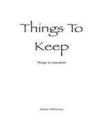 Things To Keep: Things to remember - Book Cover
