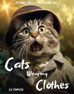 Cats Wearing Clothes: A Photo Journey Through the Ages - Book Cover